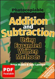 Immagine del venditore per Addition and Subtraction Using Expanded Written Methods venduto da WeBuyBooks