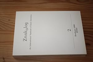Bild des Verk�ufers f�r Znakolog. An International Yearbook of Slavic Semiotics. Volume 2. zum Verkauf von Antiquariat Andree Schulte