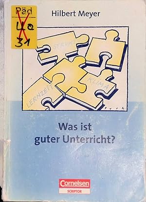 Immagine del venditore per Was ist guter Unterricht? venduto da books4less (Versandantiquariat Petra Gros GmbH & Co. KG)