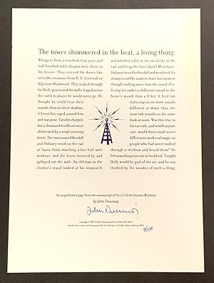 The TOWER SHIMMERED In The HEAT, A LIVING THING