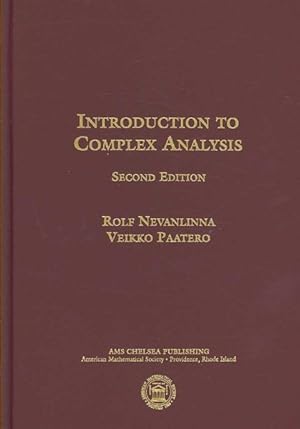 Immagine del venditore per Introduction to Complex Analysis venduto da GreatBookPrices