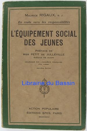 Immagine del venditore per L'�quipement social des jeunes venduto da Librairie du Bassin