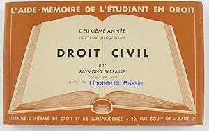 Seller image for Droit civil for sale by Librairie du Bassin