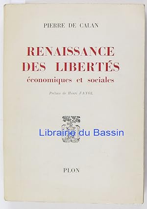 Seller image for Renaissance des libert�s �conomiques et sociales for sale by Librairie du Bassin