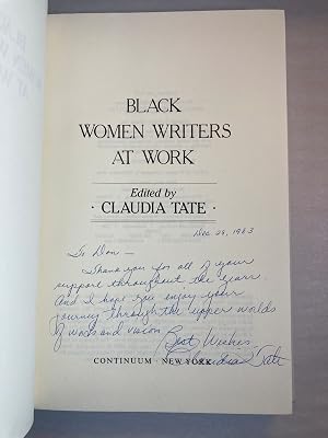 Black Women Writers Work, First Edition – AbeBooks