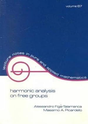 Bild des Verk�ufers f�r Harmonic Analysis on Free Groups zum Verkauf von AHA-BUCH GmbH