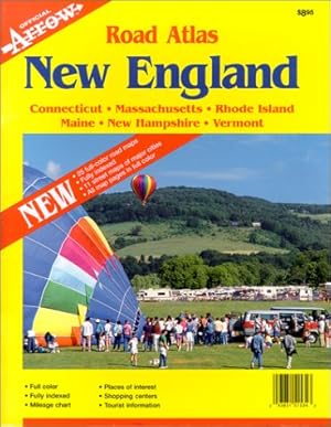 Bild des Verk�ufers f�r Official Arrow Road Atlas New England: Connecticut, Massachusetts, Rhode Island, Maine, New Hampshire, Vermont zum Verkauf von Blue Vase Books