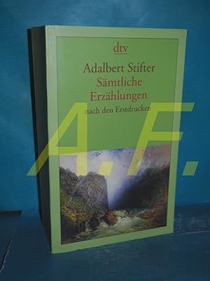 Bild des Verk�ufers f�r S�mtliche Erz�hlungen : nach den Erstdrucken (dtv 13369) zum Verkauf von Antiquarische Fundgrube e.U.