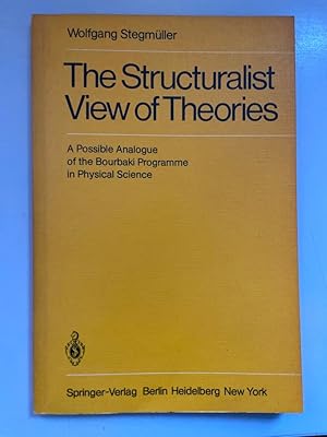 Immagine del venditore per The Structuralist View of Theories: A Possible Analogue of the Bourbaki Programme in Physical Science venduto da Fundus-Online GbR Borkert Schwarz Zerfa�