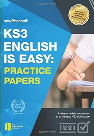 Bild des Verkufers fr KS3: English is Easy - PRACTICE PAPERS: In-depth revision advice for all of the new KS3 curriculum zum Verkauf von WeBuyBooks