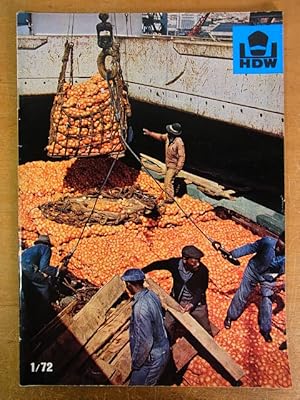 Imagen del vendedor de Werkzeitung Howaldtswerke-Deutsche Werft HDW. Heft 1, 1972 a la venta por Antiquariat Weber