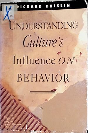 Imagen del vendedor de Understanding Culture's Influence on Behavior a la venta por books4less (Versandantiquariat Petra Gros GmbH & Co. KG)