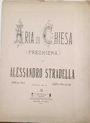 Immagine del venditore per Aria di chiesa (preghiera) venduto da librisaggi