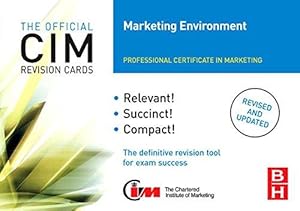 Bild des Verkufers fr Marketing Environment (CIM Revision Cards) zum Verkauf von WeBuyBooks