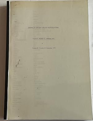 Seller image for ZEPPELIN STUDY GROUP NEWSLETTER VOLUME 6 for sale by C & A J Barmby