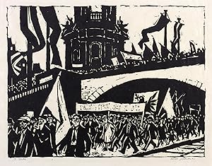 Imagen del vendedor de Jockusch, Horst. 1. Mai (Demonstration an der Hofkirche Dresden) a la venta por GALERIE HIMMEL
