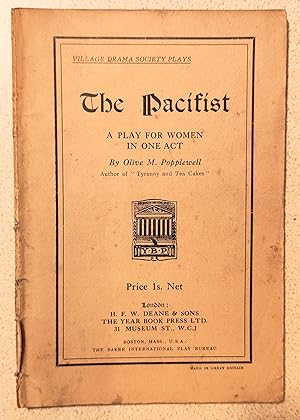 Image du vendeur pour The Pacifist mis en vente par Shore Books