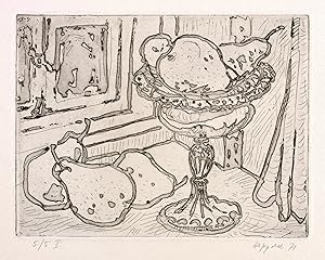 Seller image for Hippold, Erhard. Stillleben mit Obstschale for sale by GALERIE HIMMEL