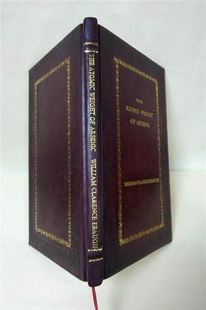 Imagen del vendedor de The atomic weight of arsenic 1901 [Full Leather Bound] a la venta por Gyan Books Pvt. Ltd.