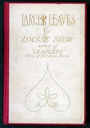 Seller image for Larger Leaves: Stories for the Young for sale by Kaaterskill Books, ABAA/ILAB