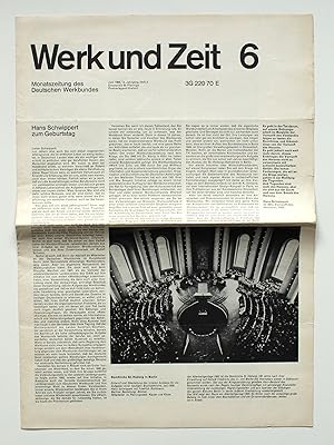 Bild des Verk�ufers f�r Werk und Zeit. Monatszeitung des Deutschen Werkbundes. 13. Jahrgang Nr. 6 Juni 1964. zum Verkauf von Versandantiquariat H�sl