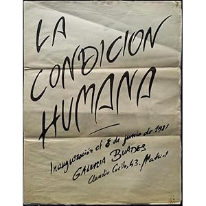 Immagine del venditore per Molero - La condici�n humana. Galer�a Buades, Madrid, junio de 1981 venduto da Librer�a El Astillero