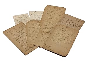 Seller image for Series of nine letters, notes and cards. for sale by Antiquariat INLIBRIS Gilhofer Nfg. GmbH