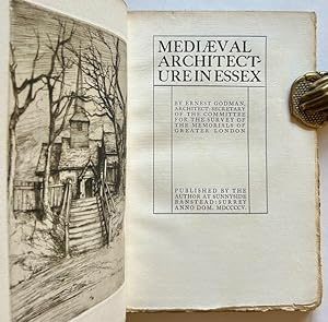 Bild des Verkufers fr Mediaeval Architecture in Essex zum Verkauf von APPLEDORE BOOKS, ABAA