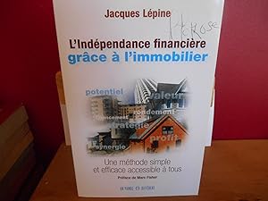 Imagen del vendedor de L'ind�pendance financi�re gr�ce � l'immobilier a la venta por La Bouquinerie � D�d�