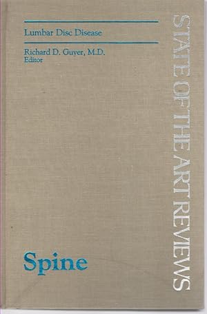 Seller image for Spine Lumbar Disc Disease Volume 3 / Number 1 January 1989 for sale by Ye Old Bookworm