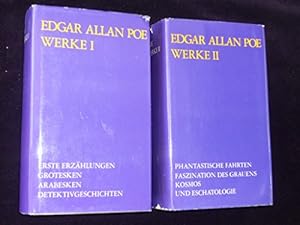 Seller image for Werke I und II. Band I: Erste Erz�hlungen, Grotesken, Arabesken, Detektivgeschichten. Band II: Phantastische Fahrten, Faszination des Grauen for sale by Ammareal