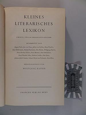 Immagine del venditore per Kleines Literarisches Lexikon venduto da Ammareal