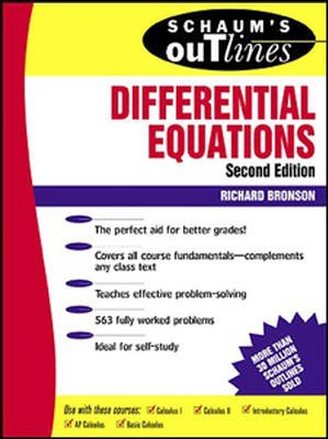 Seller image for Schaum's Outline of Differential Equations for sale by GreatBookPrices