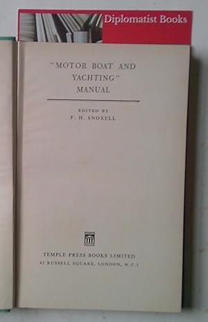 Bild des Verk�ufers f�r Motor Boat and Yachting Manual (17th Ed) zum Verkauf von Diplomatist Books