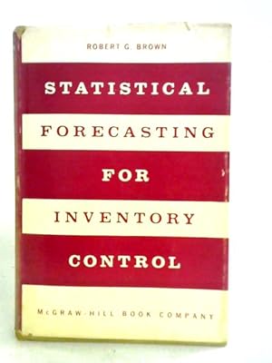 Seller image for Statistical Forecasting for Inventory Control for sale by World of Rare Books