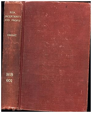 Hart, Schaffner & Marx Prize Essays XXXI / Risk, Uncertainty, and Profit
