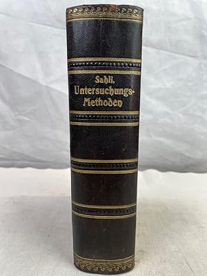 Immagine del venditore per Lehrbuch der klinischen Untersuchungs-Methoden f�r Studierende und praktische �rzte. Mit 291 teilweise farbigen Holzschnitten im Texte und 5 lithographierten Tafeln. venduto da Antiquariat B��ler