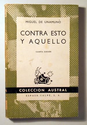 Imagen del vendedor de CONTRA ESTO Y AQUELLO - Madrid 1957 a la venta por Llibres del Mirall