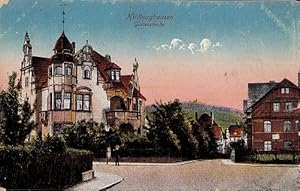 Seller image for Gartenstra�e. Ansichtskarte in farbigem Lichtdruck. Unleserlich abgestempelt, da die Briefmarke entfernt wurde. for sale by Antiquariat Heinz Tessin