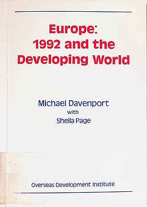 Bild des Verkufers fr Europe: 1992 and the Developing World ODI Development Policy Studies zum Verkauf von books4less (Versandantiquariat Petra Gros GmbH & Co. KG)
