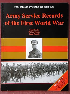Bild des Verkufers fr ARMY SERVICE RECORDS OF THE FIRST WORLD WAR zum Verkauf von GfB, the Colchester Bookshop