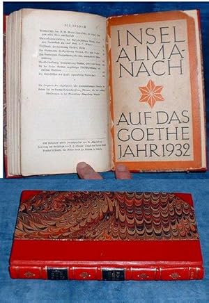 INSEL-ALMANACH AUF DAS GOETHEJAHR 1932