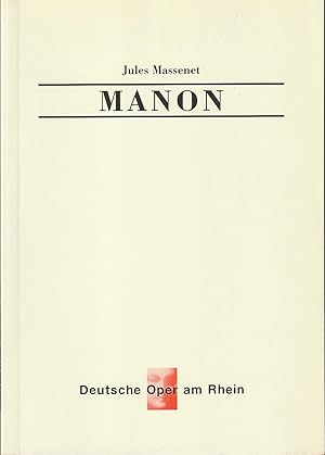 Seller image for Programmheft Jules Massenet MANON 3. Dezember 2000 Opernhaus D�sseldorf for sale by Programmhefte24 Schauspiel und Musiktheater der letzten 150 Jahre