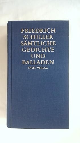 Seller image for S�MTLICHE GEDICHTE UND BALLADEN. for sale by Buchmerlin