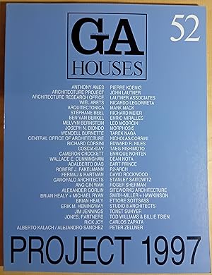 Imagen del vendedor de GA HOUSES N� 52 - PROJECT 1997 a la venta por Falualb