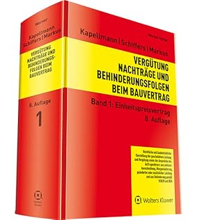 Bild des Verkufers fr Vergtung, Nachtrge und Behinderungsfolgen beim Bauvertrag - Band 1: Einheitspreisvertrag zum Verkauf von primatexxt Buchversand