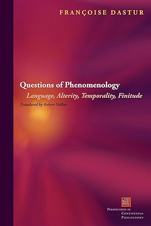 Bild des Verkufers fr Questions of Phenomenology zum Verkauf von moluna