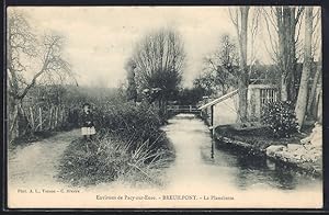 Carte postale Breuilpont, La Planchette