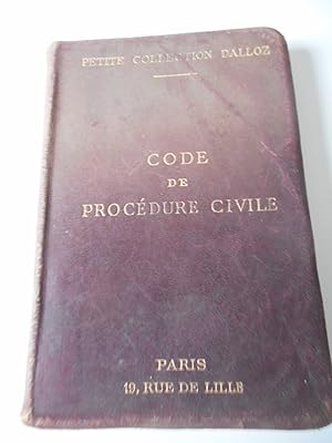 Immagine del venditore per Code de Procedure Civile - Annote d'apres la doctrine et la jurisprudence - Huitieme edition venduto da Frederic Delbos