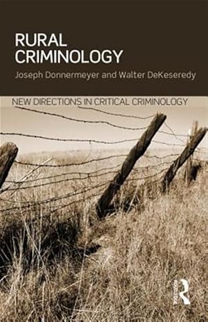 Imagen del vendedor de Rural Criminology a la venta por GreatBookPrices